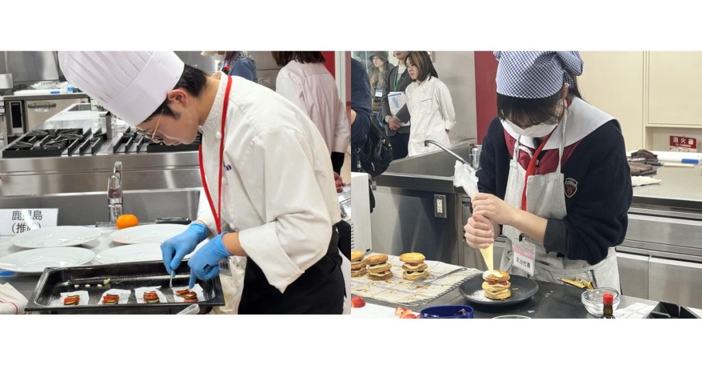 令和7年度九州ミルク料理コンクール調理の様子2