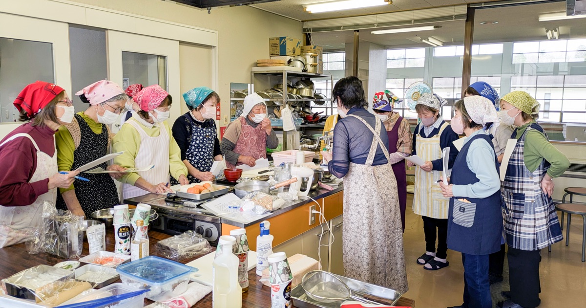 秋田県横手市で「牛乳・乳製品を使ったお料理教室」を開催