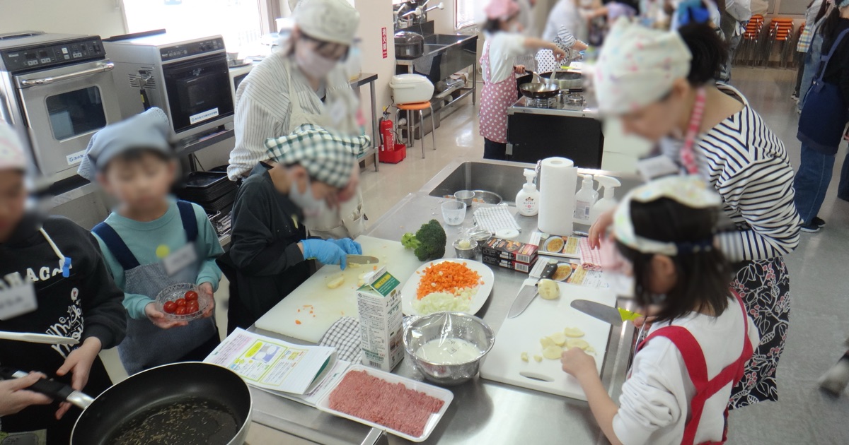 ミルクde親子料理教室を開催します
